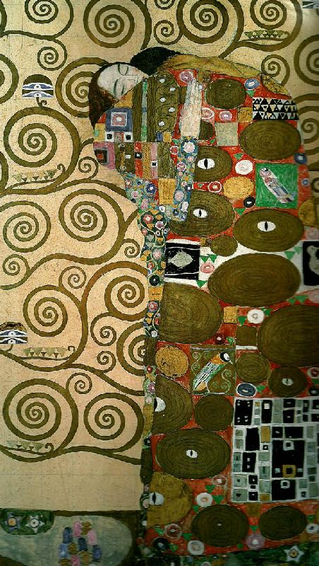 Gustav Klimt kartong for frisen i stoclet-palatset oil painting picture
